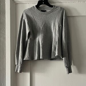 Topshop Heather Gray Women's Sweatshirt